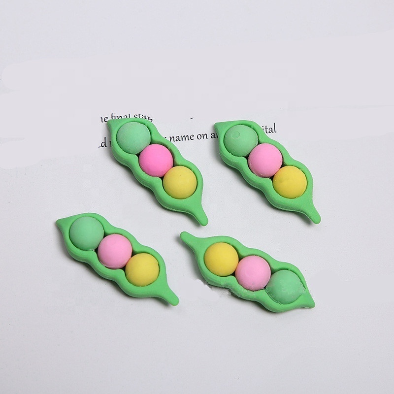 Wholesale creative cartoon vegetable fruit kawaii school erasers for children