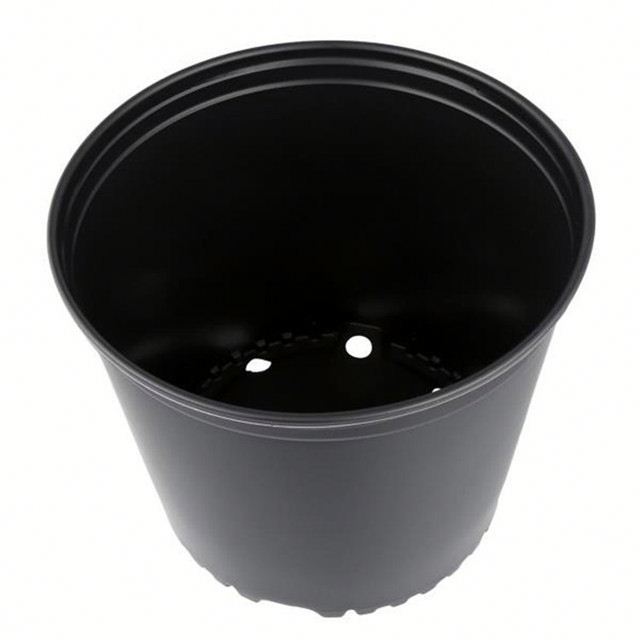 1, 2, 2.5, 3, 5, 7, 10 gallon Soft Black Gallon Pot Durable Gallon Nursery Pots For Roses