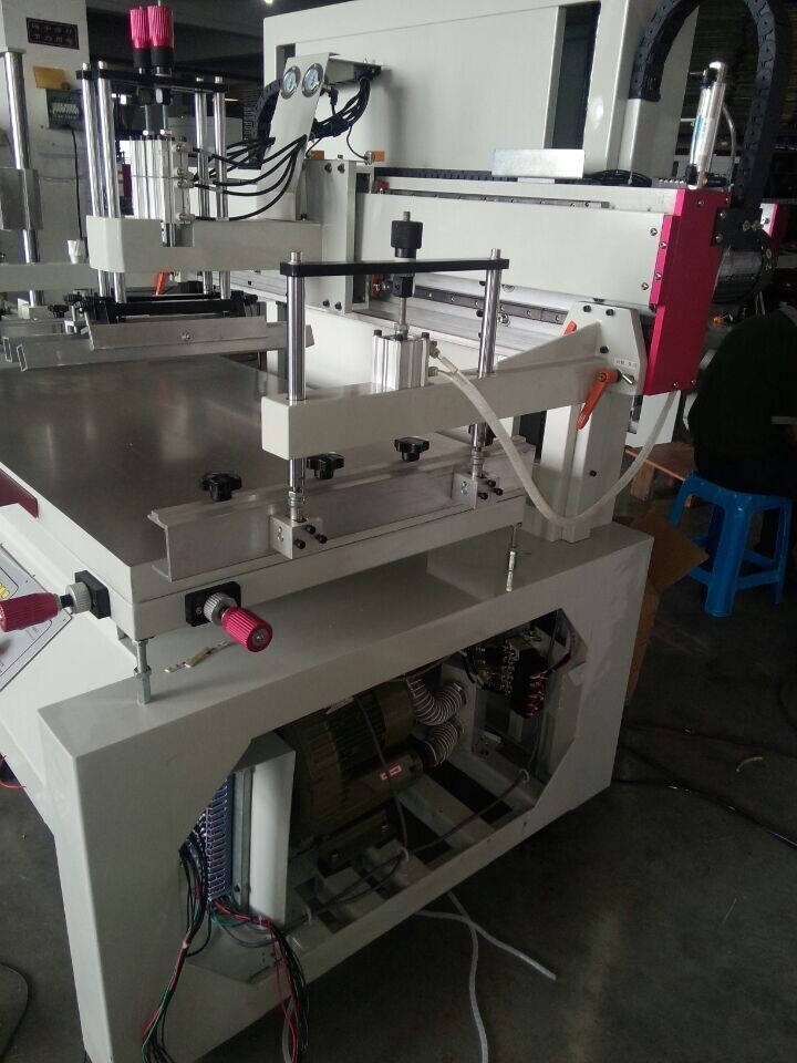 Semi Auto Electricflat flat bed screen printing machine with micro registration for sale