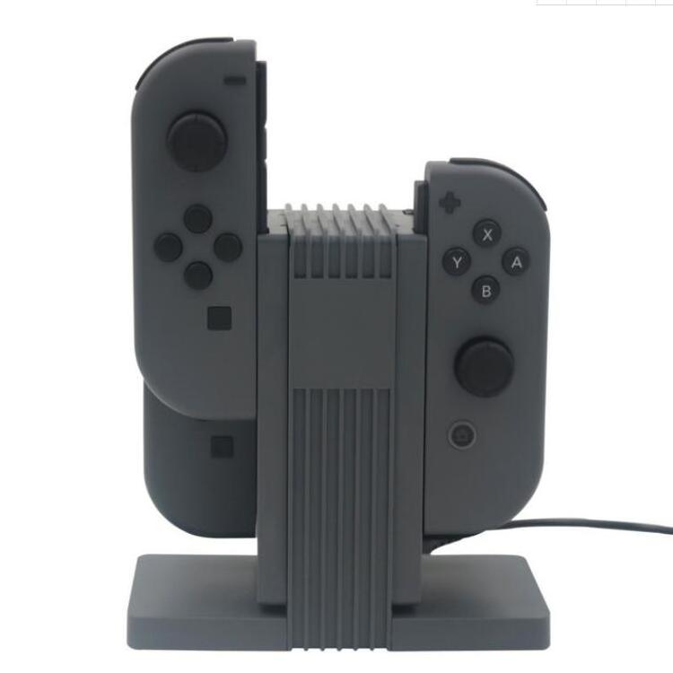 4 in 1 Charging Stand Charger For Nintendo Switch Controller Charging Dock with Type C Cable Controller Charger