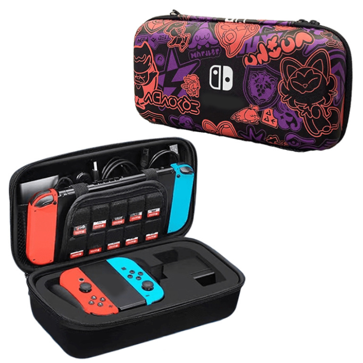 Game Console Case With Stand Storage Bag Portable Case For Nintendo Switch/oled Carrying Storage Case