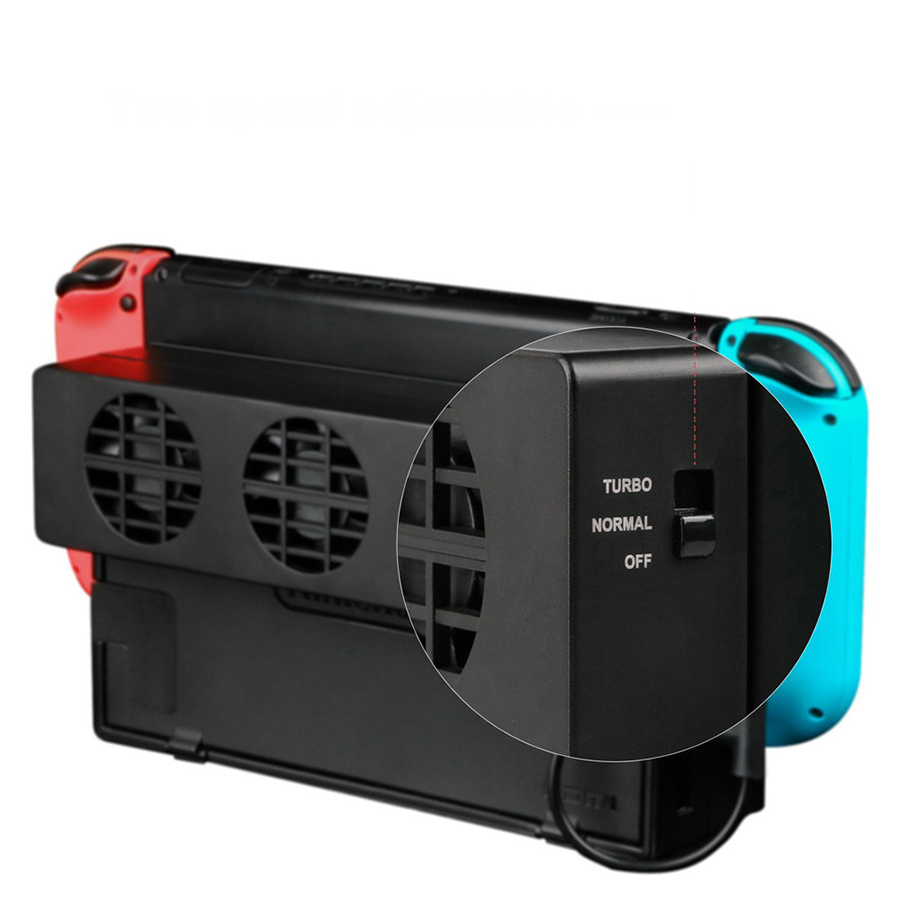 Cooling Fan for Nintendo Switch NS Game Console Dock Cooler with 3-Fan USB Cooling Fan for for Nintendo Switch