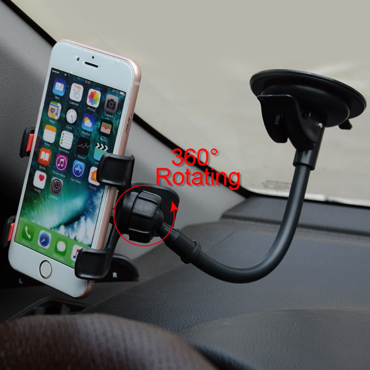 Universal 360 degrees Mount Holder Car Phone Stand Car Windscreen Suction Dashboard stand for GPS/PDA/Phone Storage Bracket