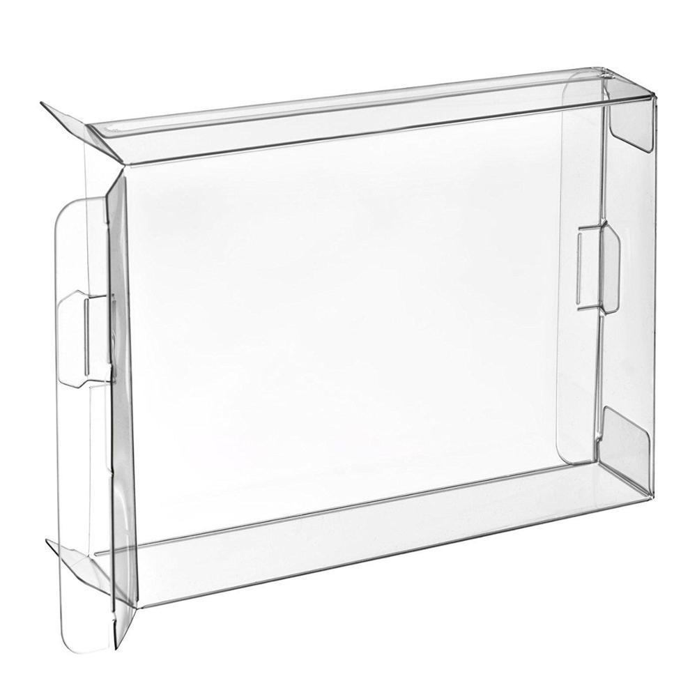 Clear Cartridge Case Cover Case Box for SNES/N64 Game Cartridge Case Protector