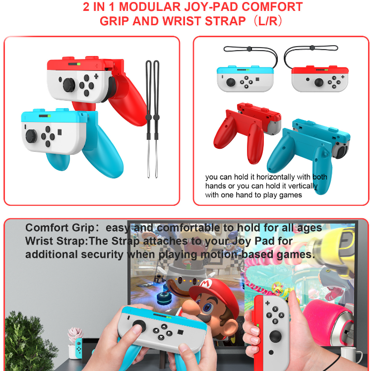 15 in 1 For Nintendo Switch Golf Club Tennis Racket Steering Wheel Wristband for Nintendo Switch Sports Games Accessories Kit