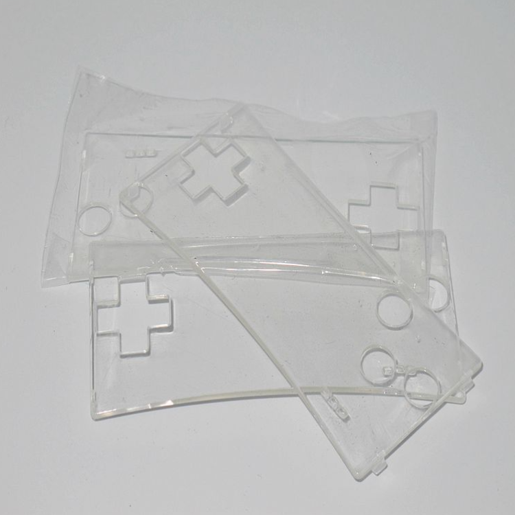 Shell Clear Cover Transparent Faceplate Case for GameBoy Micro for GBM Console Faceplate Face Plate Case