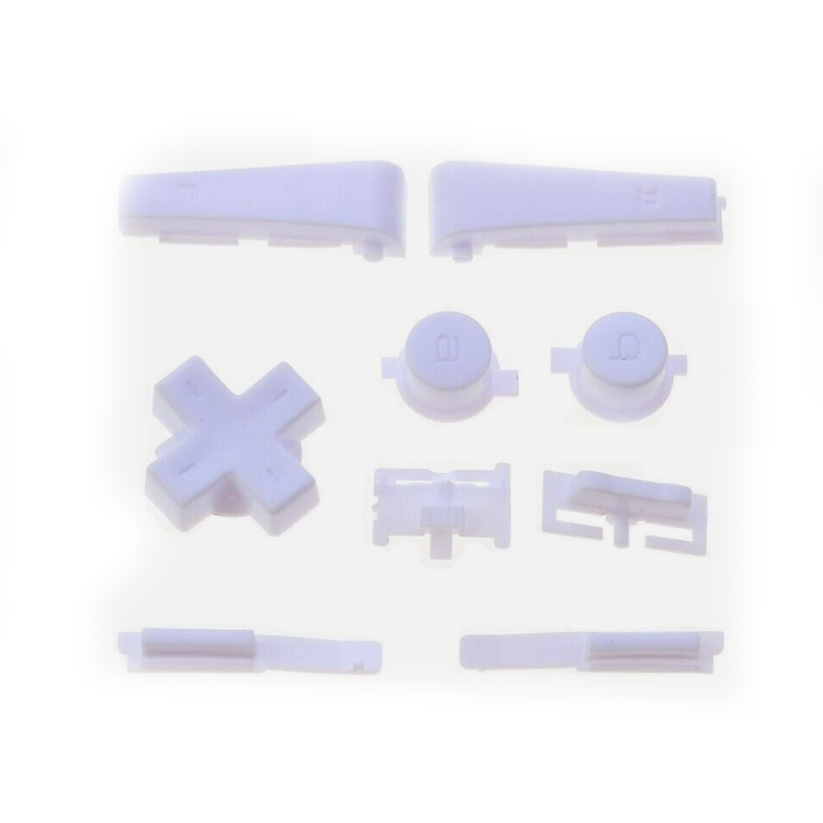 Repair Part Full Set L R A B D-Pad Button Set Shoulder Buttons for GameBoy Micro for GBM Console Buttons