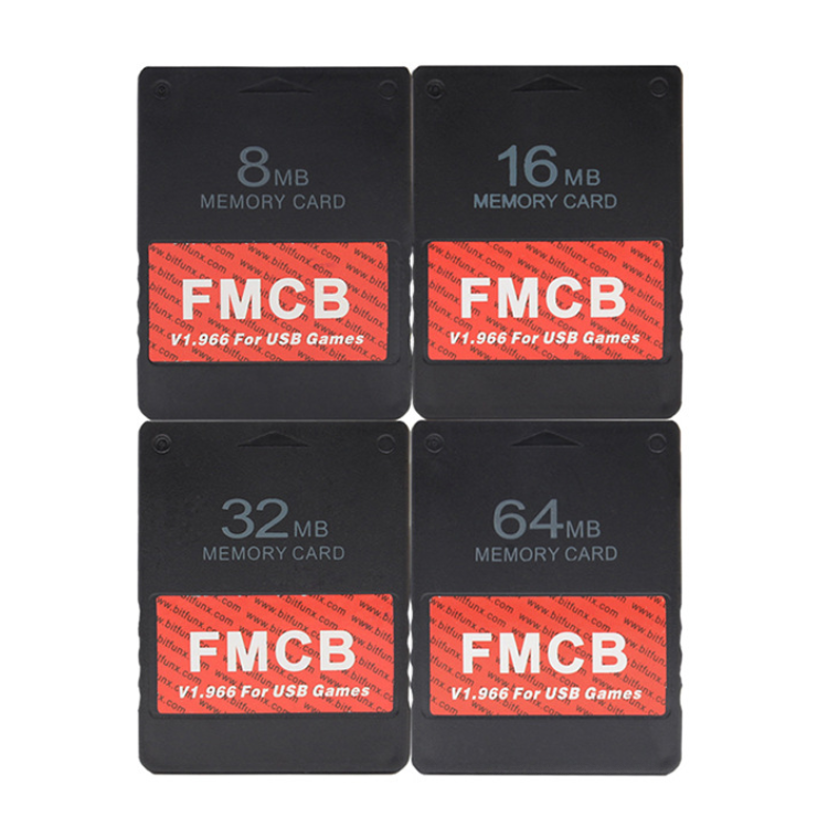 Memory Card for PS2 Fat Console FMCB V1.966 USB Games Card for PS2 PS1 Games