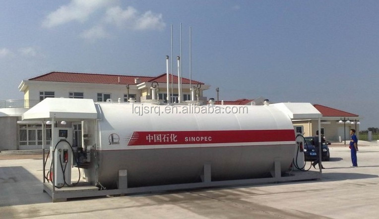 20 and 40 feet 10000L to 66000L fuel dispenser container tank /container petrol station/mobile gas station