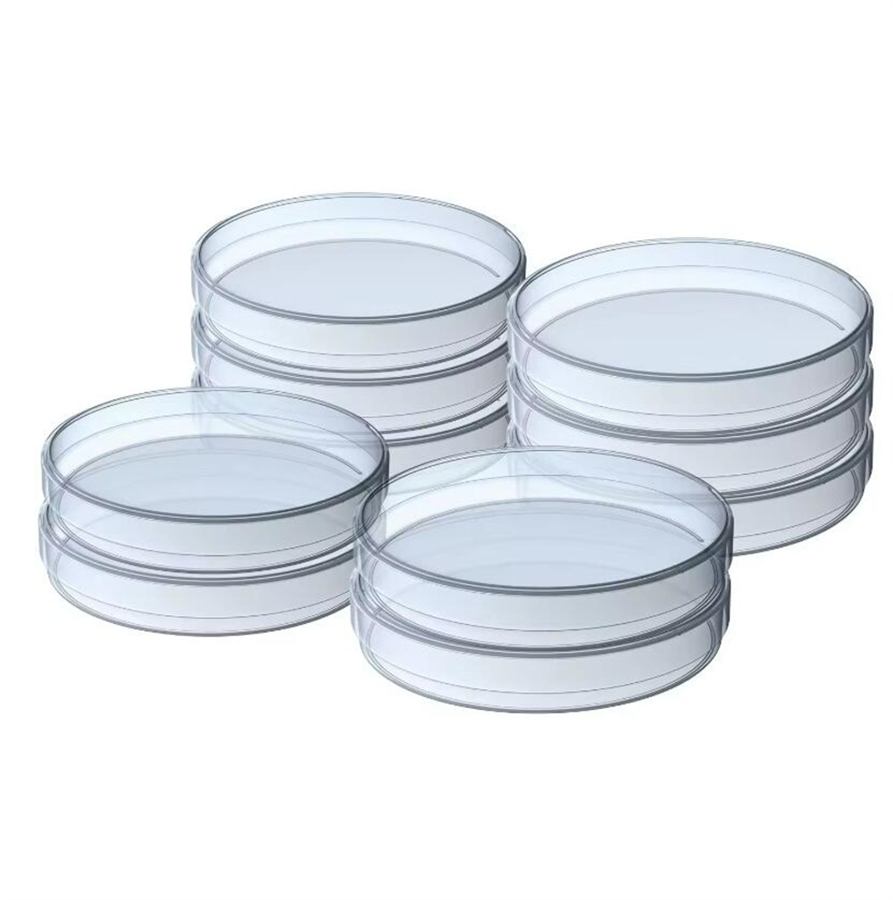 Clear transparent borosilicate glass 3.3 round petri dish 90mm sterile