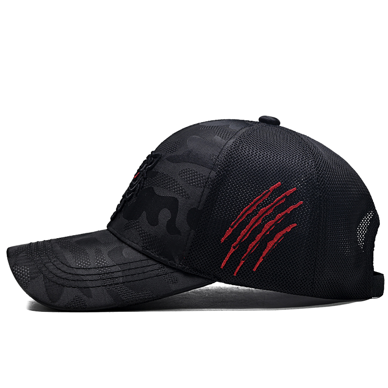 trucker hats with custom logo Fashion High Quality 6 Panel 3D Embroidered Polyester baseball cap for man