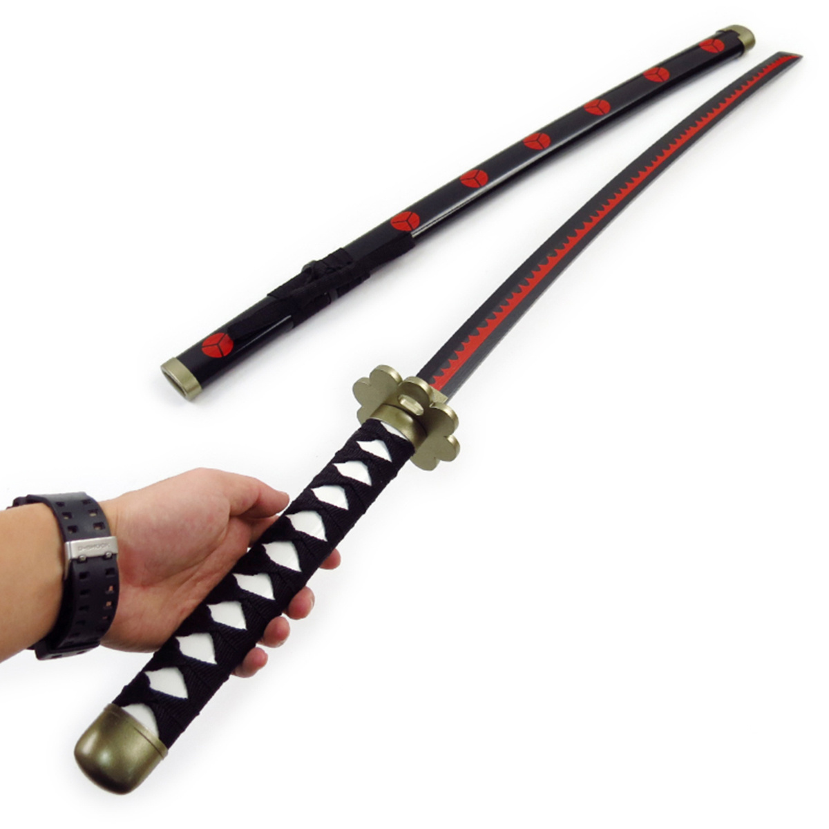 One Pieces Zoro Sword Popular Anime toy sword Bamboo Japan Cosplay Swords for kids 104CM