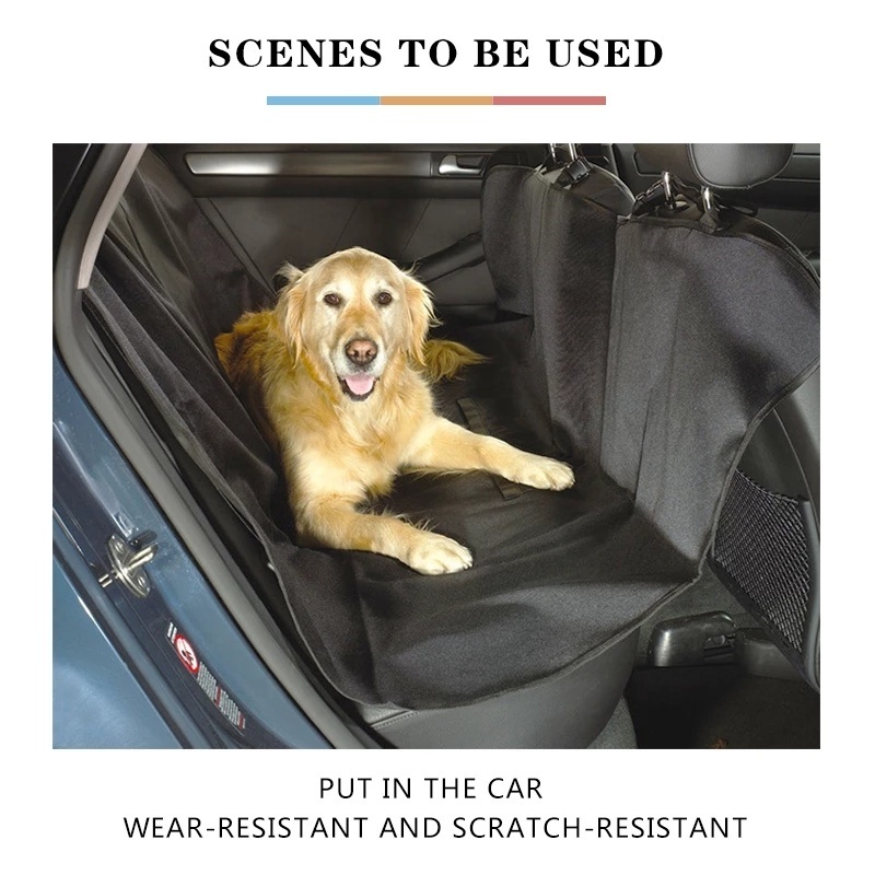 2023 Dog Car Seat Cover Foldable Waterproof Pet Car Rear Back Seat Mat Carriers for Dogs Travel Dog Accessories