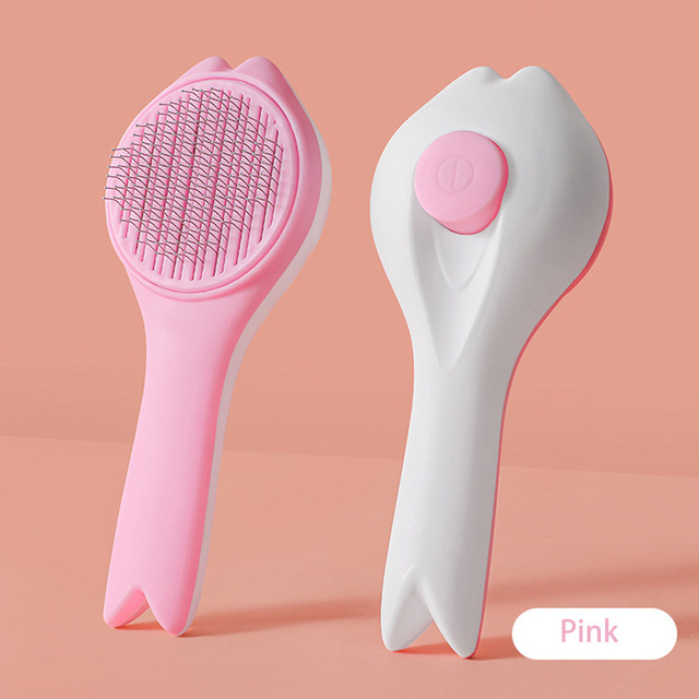 Pet Hair Removal Brush Floating Messy Hair Cleaning Dog Cat Lint Removal Comb Puppy Kitten Massage Grooming Supplies