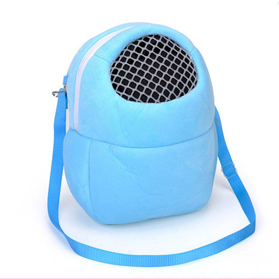 Small Pet Carrier Rabbit Cage Hamster Chinchilla Travel Warm Bags Guinea Pig Carry Pouch Bag Breathable Pet Cage Rat Leash