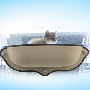 Hammock for Cat Mount Window Bed Pod Suction Cups Warm Bed For Small Big Pet Cat Rest House Sun Wall Bed Soft Ferret Cage