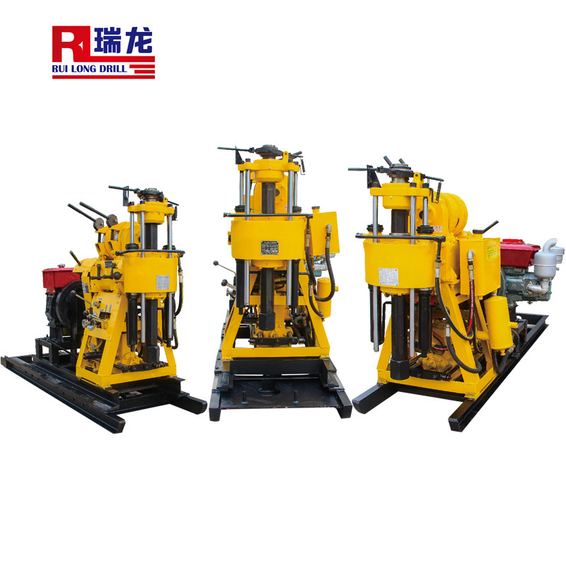 cheap 200m bore hole portable rotary water well drill rig for sale