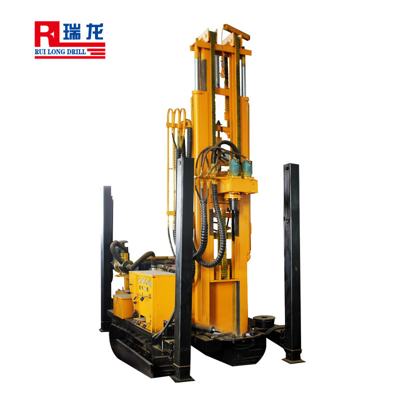 100m 200m DTH Hammer Hydraulic mine pneumatic crawler rock Water Well Drilling Rig