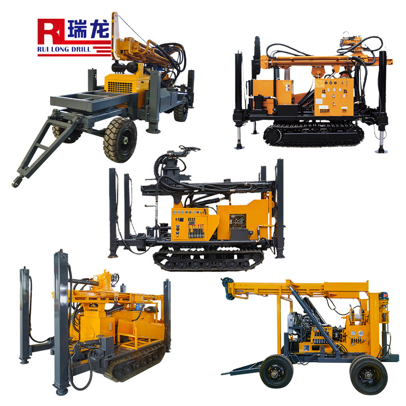 cheap 200m bore hole portable rotary water well drill rig for sale