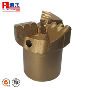 Three wings pdc concave drill bit