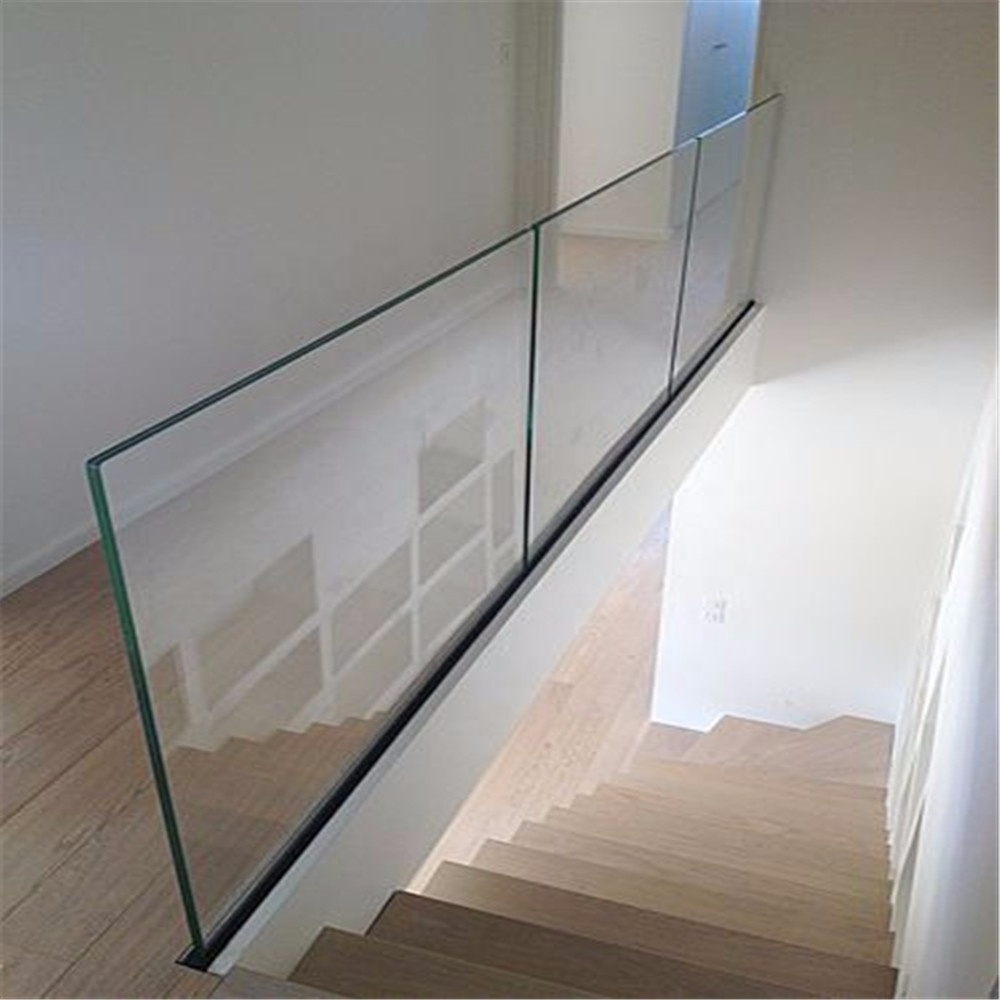 stainless steel champagne glass frameless glass balustrade