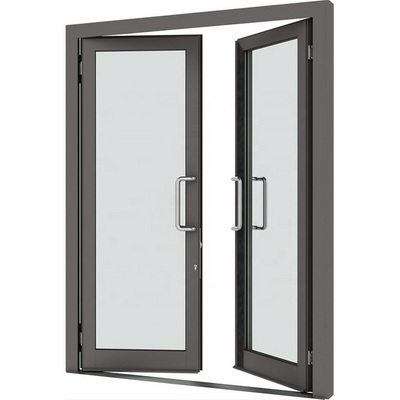 48 inch double leaf entrance aluminium french glass interior doors exterior