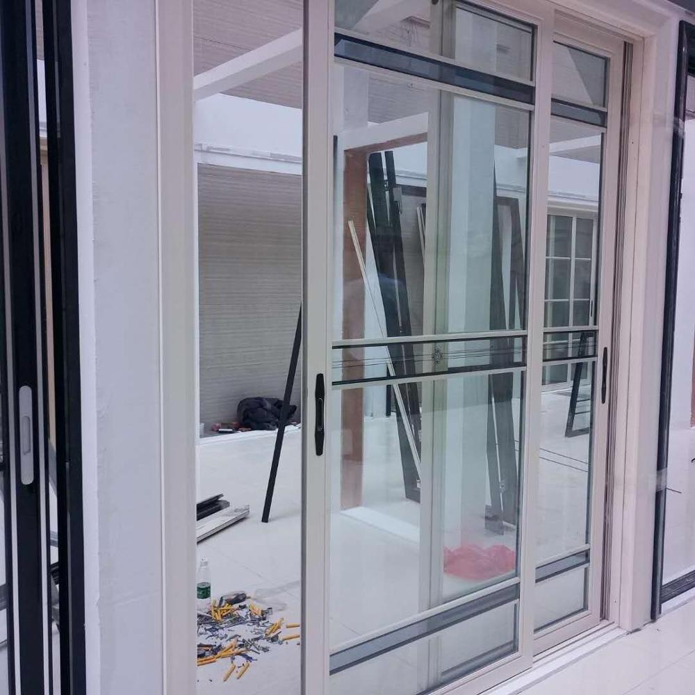 kitchen bedroom polycarbonate pvc glass aluminum sliding door price