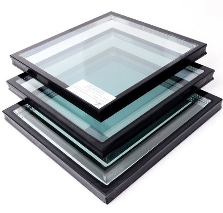 professional glass factory  LOW E  insulated glass panels for window and curtail wall