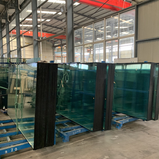 glass factory low-e window glass panels 12mm tempered double glazing IGU insulated glass panel price