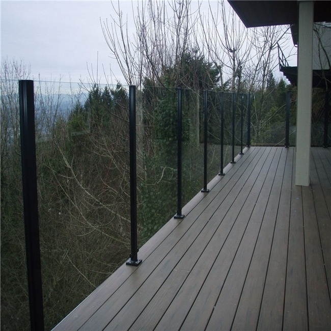 aluminum alloy stainless steel frosted  swimming pool  tempered glass fence panels