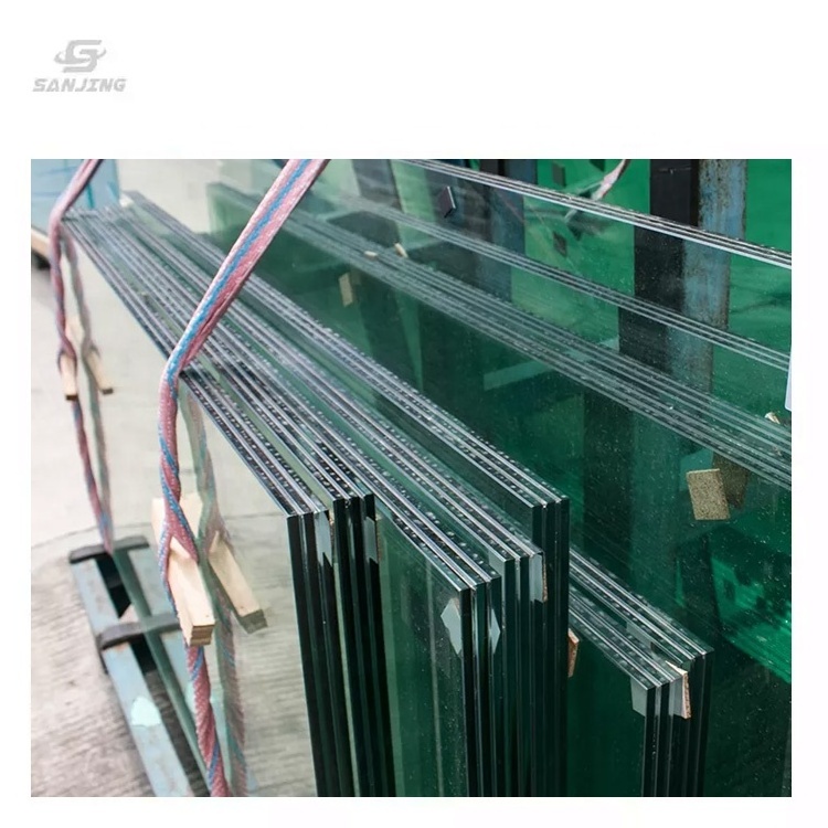 strongest Bullet Proof manufacturer Safety  Laminated Sandwich Glass Panel bullet proof glass price for wall window and door