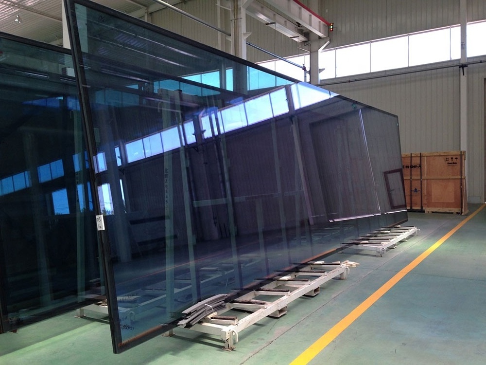 professional glass factory  LOW E  insulated glass panels for window and curtail wall