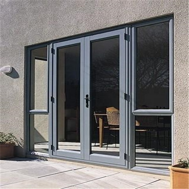 48 inch double leaf entrance aluminium french glass interior doors exterior