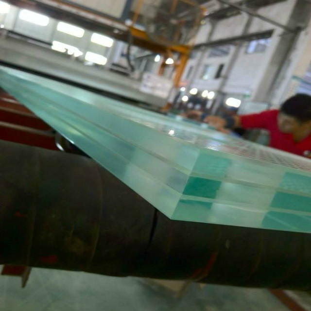 tempered laminated glass CE roof wholesale 66.2 laminated security toughened sandwich glass panel laminated glass price