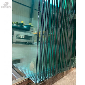 China CE safety 6+6mm PVB or SGP tempered laminated clear 12mm 664 13.52mm ESG VSG glass price