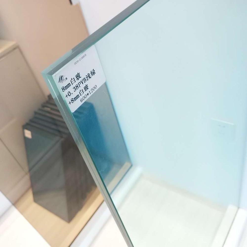 High quality eva film curved clear 6.38 pvb tempered laminated glass price