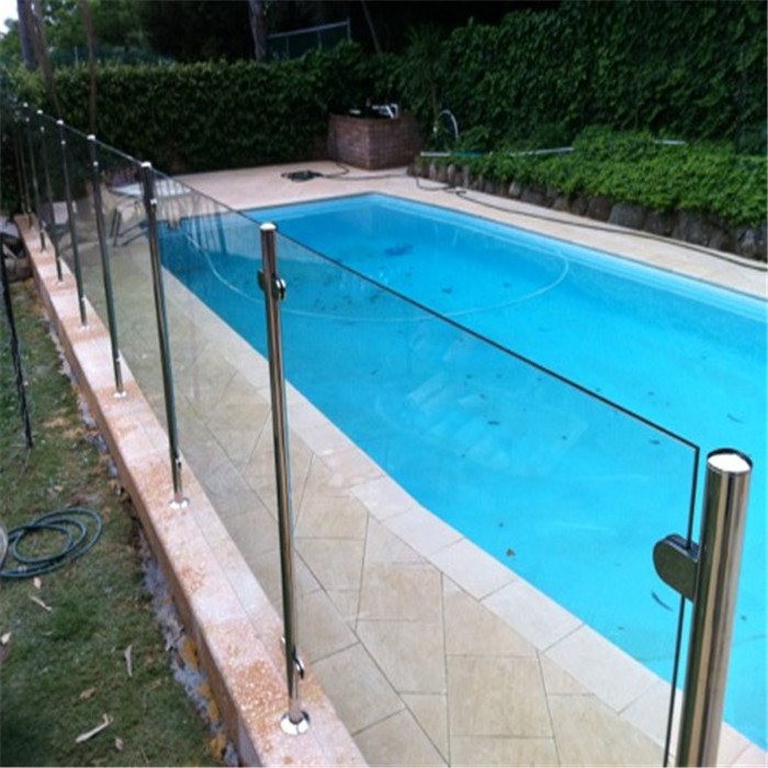 cheap temporary swimming glass pool fence glass spigot