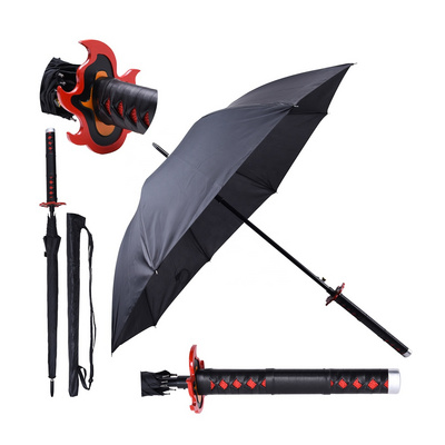 Demon Slayer Kamado Tanjirou Anime Umbrella for cosplay