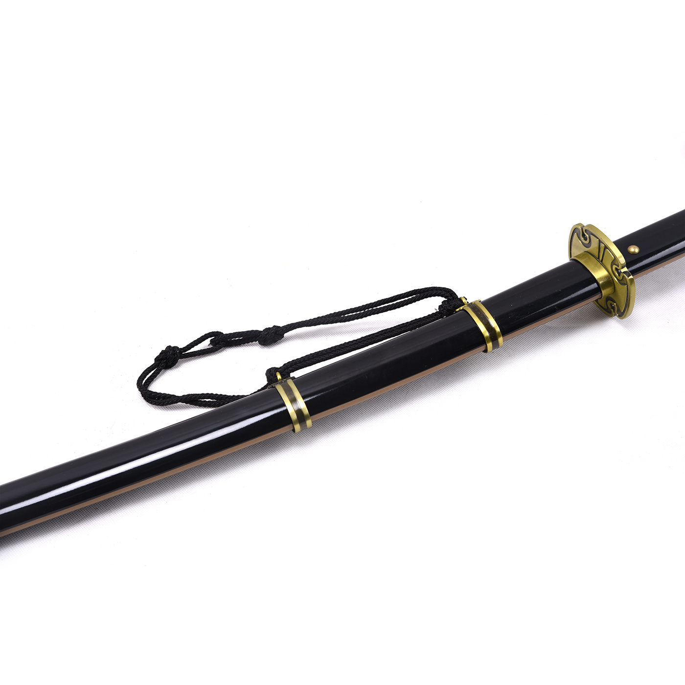 Hot selling Touken Ranbu Online black wooden bamboo blade cosplay sword toy swords