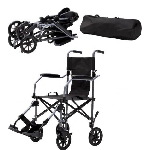 HEPO LQX200044-1 Lightweight Transport Wheelchair Manual beach wheelchair disabled outdoor entertainment wheelchair