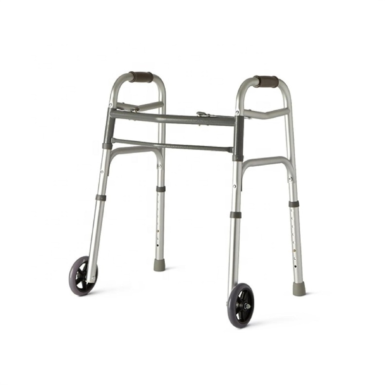 HEPO LQX010002 Professional Supplier best price roll walker with 3 inches wheel for adult health care folding walker machine