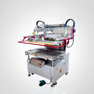 semi auto flatbed acrylic/nameplate/pcb/serigraphie/serigraphy silk screen printing machine for sale