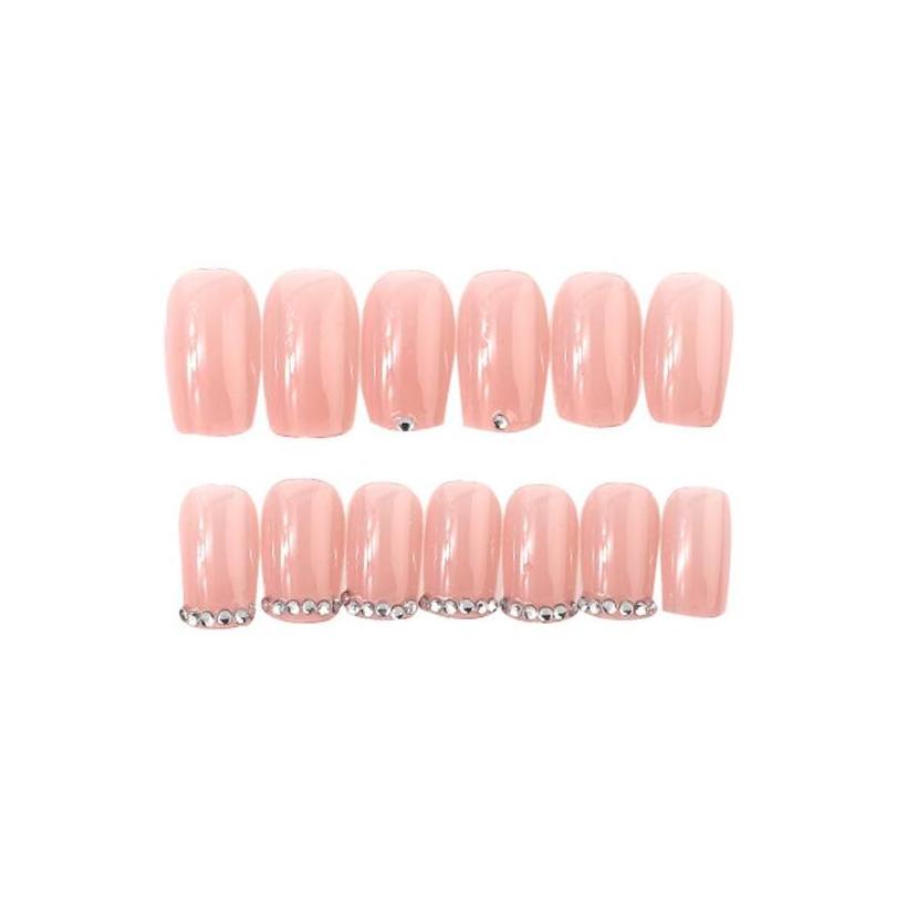 Press On Nails Toe Foot Fingernails Wholesale Rhinestone Red Designer Transparent 100 Pcs Luxury Clear Fake Nails Back Scratcher