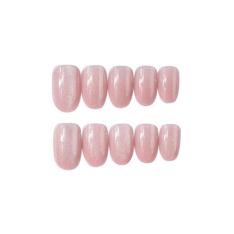 Fake Nails Reusable Long Coffin Designed Square Wholesale Wear Fingernails Finger Pink Gel Girls Press On Nails Custom Packaging