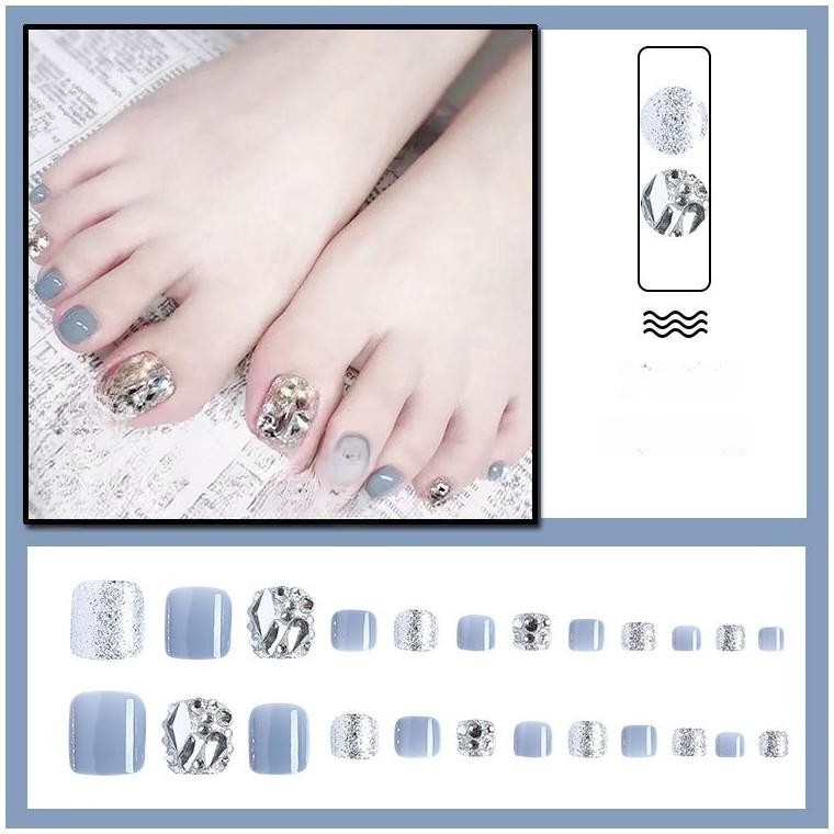 Artificial Fingernails French Tips Fingernails Gel Set Soft Gel Packaging Box Almond Red Color Handmade Acrylic Press On Nails