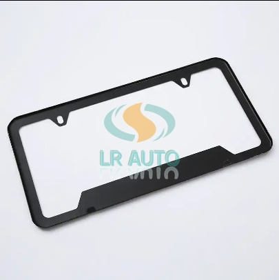 LR AUTO US standard labeling stainless steel license plate frame multistandard American license plate frame carbon fiber pattern