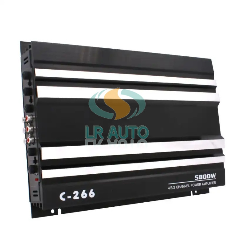 12V car audio modification power amplifier 266 four-way four-channel car power amplifier