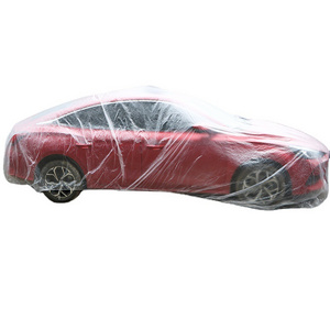 LR AUTO Disposable car clothing car cover dustproof and rainproof transparent spray paint dust cover