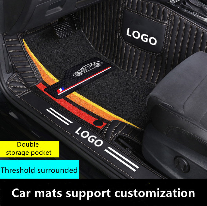 Auto Accessories Hot Sale Right Hand Drive 4 Pieces Floor  Wholesale Custom Car Mat Car Floor Mats