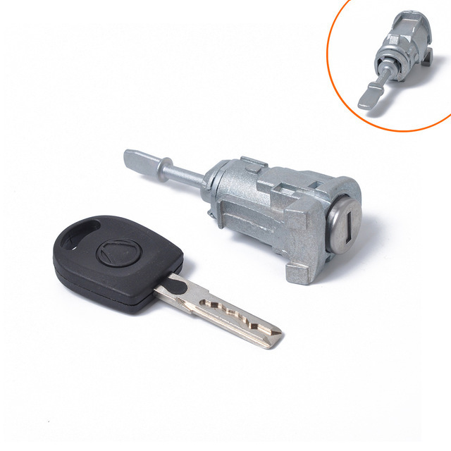 2 Locks Barrel Cylinder Left&Right Door Lock Locking Cylinder Lock+Key 604837167 604837168 for Germany Car